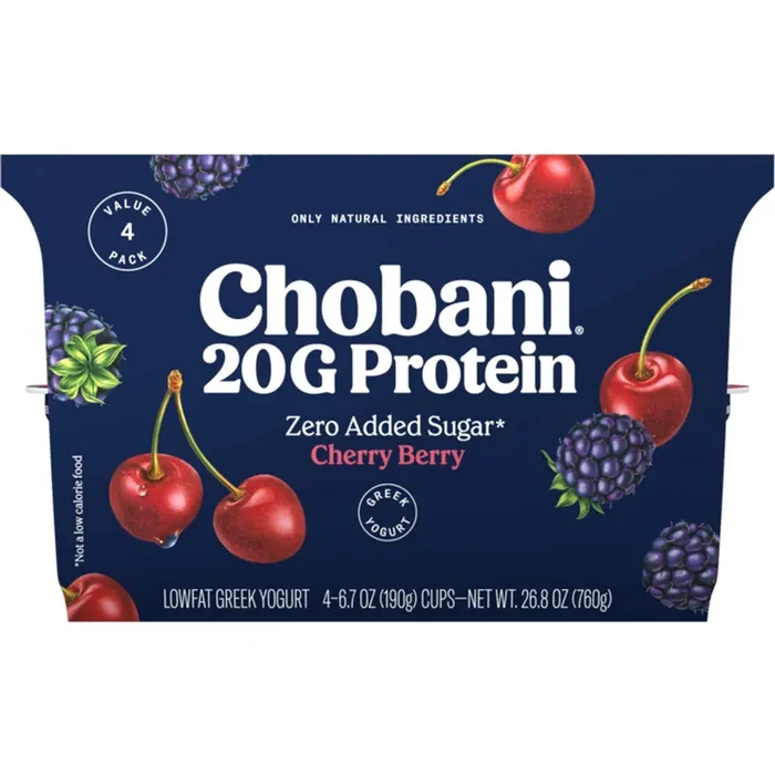 Chobani Lowfat Greek Cherry Berry Yogurt