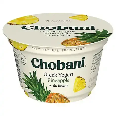 Chobani Pineapple On The Bottom Low-Fat Greek Yogurt – 5.3 Oz