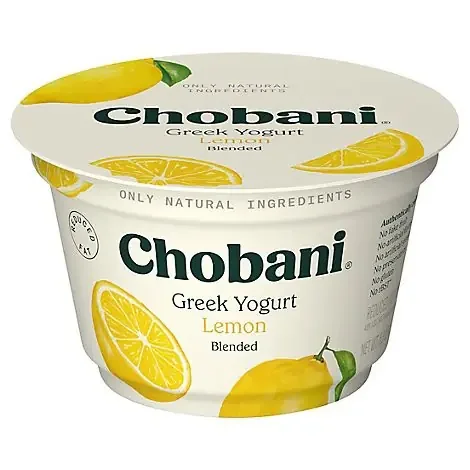 Chobani Reduced Fat Greek Yogurt Lemon Blended 5.3oz – 5.3 OZ