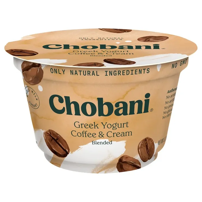 Chobani Whole Milk Greek Yogurt Blended Coffee & Cream 5.3oz