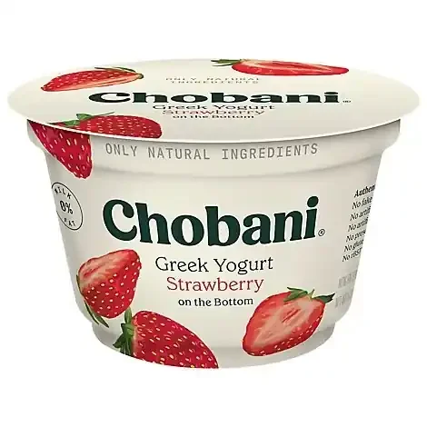 Chobani Yogurt Greek Fruit On The Bottom Non-Fat Strawberry – 5.3 Oz