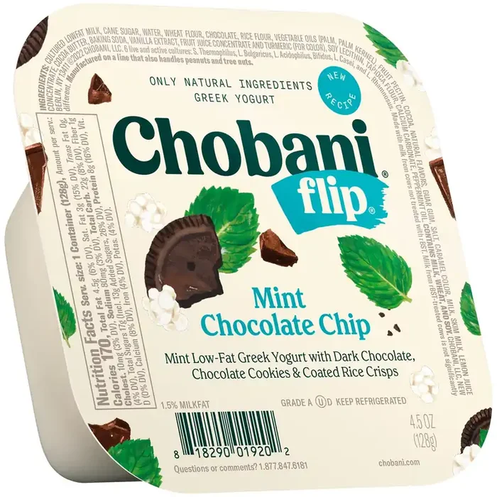 Chobani Yogurt, Greek, Mint Chocolate Chip