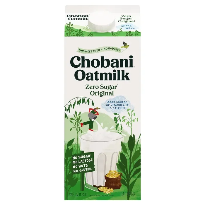 Chobani Zero Sugr Oat Milk