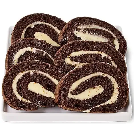 Chocolate Cake Roll Slice 6 Count – EA