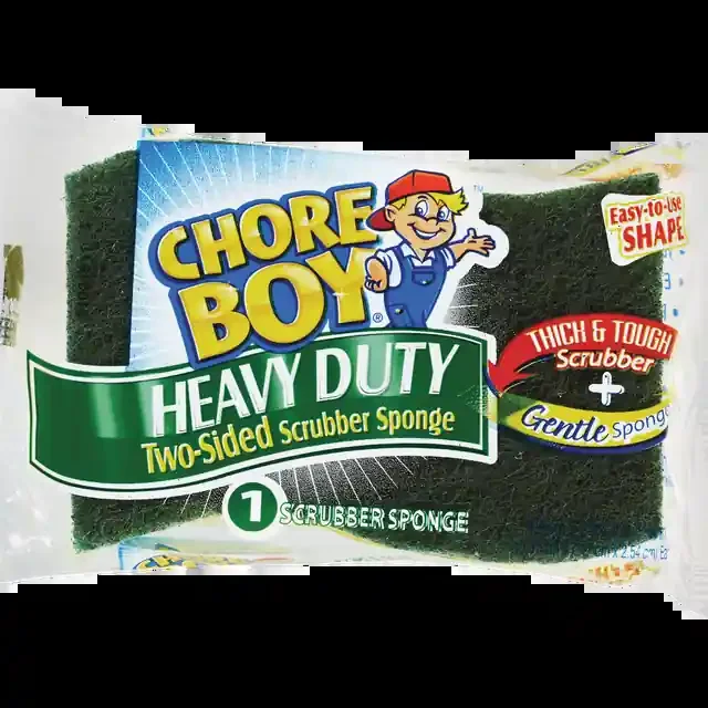 Chore Boy Scrubber Sponge, Two-Sided, Heavy Duty
