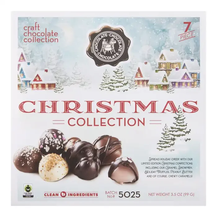 Christmas Craft Chocolate Collection Gift Box 7 Piece