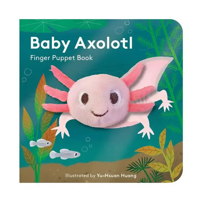 Chronicle Books Baby Axolotl Finger Puppet Book – (Little Finger Puppet) (Hardcover)