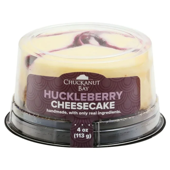 Chuckanut Bay Huckleberry Cheesecake 4 oz