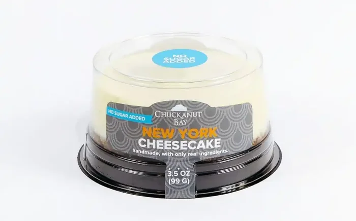 Chuckanut Bay No Sugar Added New York Cheesecake 3In