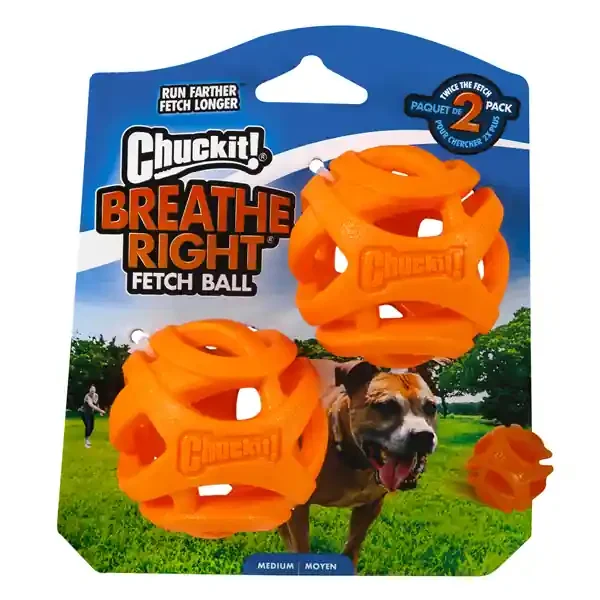 Chuckit! Chuckit Breathe Right Fetch Balls, Medium