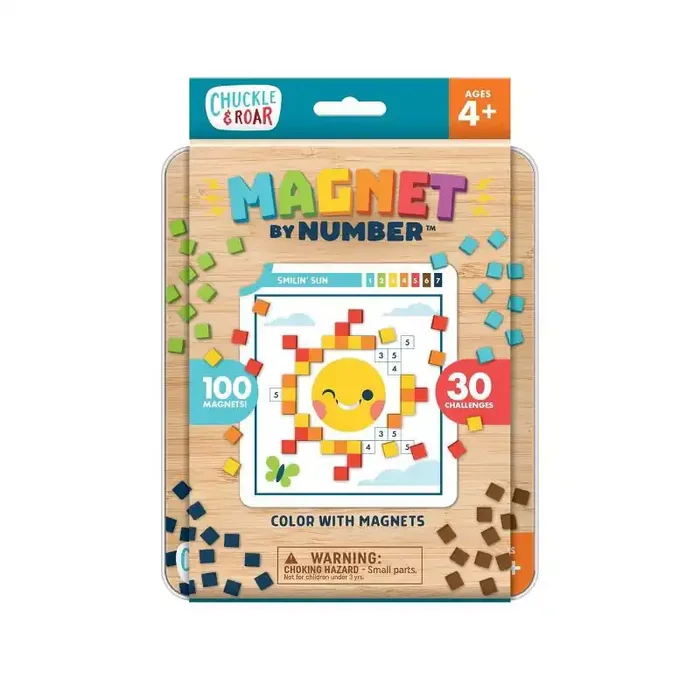 Chuckle & Roar Magnet By Number Game – Color By Number With Magnets