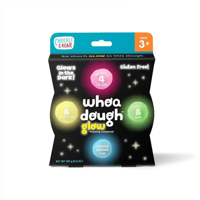 Chuckle & Roar Whoa Dough Glow In The Dark – Air Dry Clay