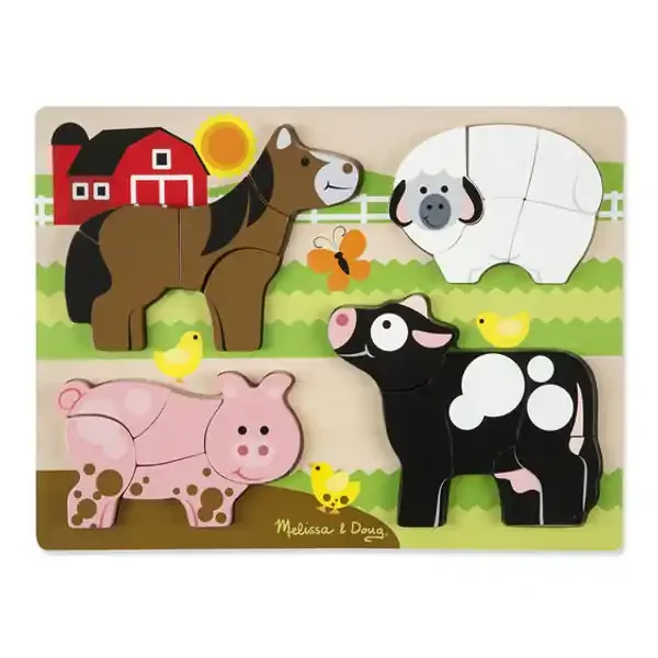 CHUNKY JIGSAW PUZZLE FARM ANIMAL