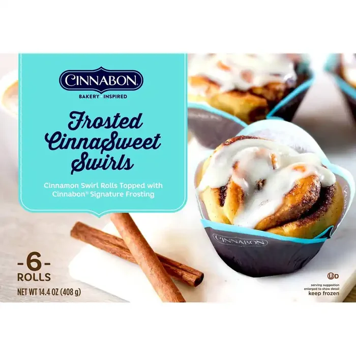 Cinnabon Frozen Frosted Cinnasweet Swirls