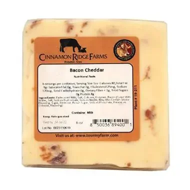 Cinnamon Ridge Farms Bacon Cheddar