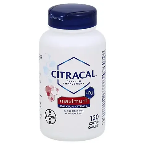 Citracal Calcium Supplement + D3 Calcium Citrate Maximum Coated Caplets