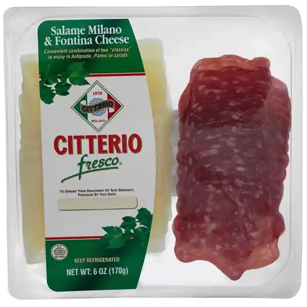 Citterio Fresco Salame Milano & Fontina Cheese