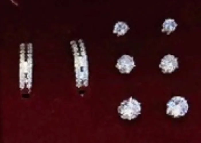 City By City Cbc Ear Set 3 Rnd Cz Std Hoop 113867 Slv