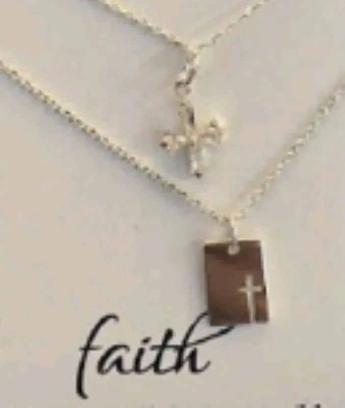 City By City Cbc Pnd Cz Duo Cross & Disk 111662 Slv