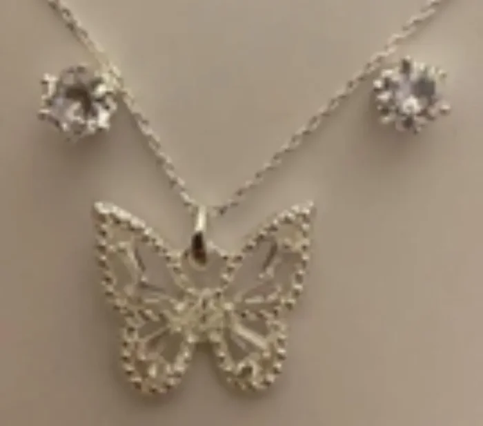 City By City Cbc Set Cz Pve Butterfly 111621 Silv