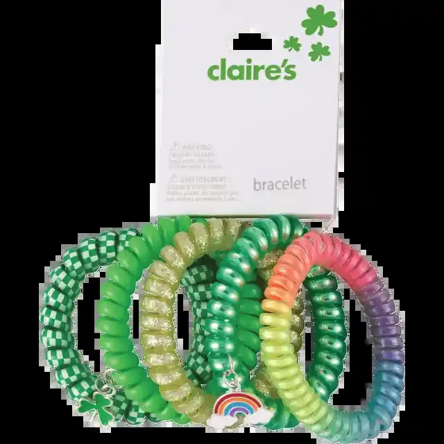 Claire‘S St. Patrick 23 5 Coils Bracelet – Each