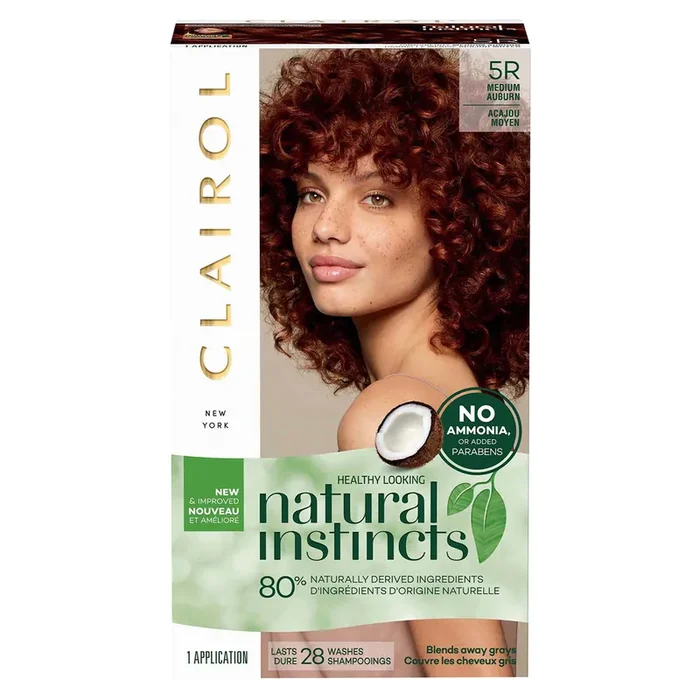 Clairol Healthy Looking Natural Instincts 5R Medium Auburn Hair Color