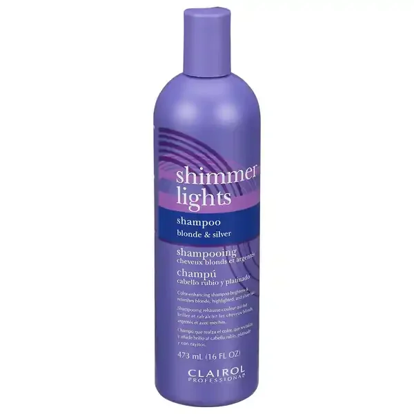 Clairol Professional Shampoo, Shimmer Lights, Blonde & Silver