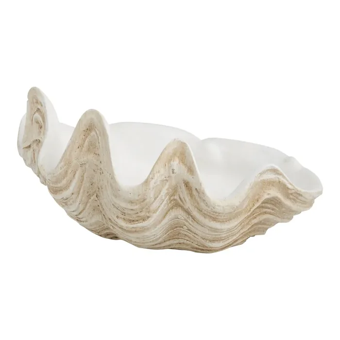 Clamshell Indoor Outdoor Bowl Decor