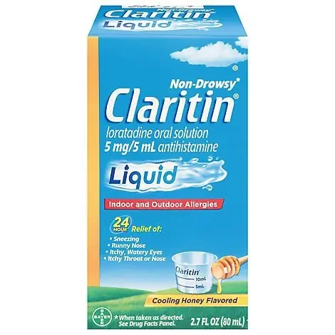 Claritin 10mg Cooling Honey Syrup 2.7oz – 2.7 FZ