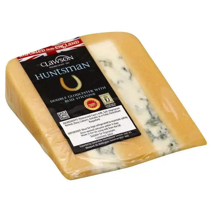 Clawson Cheese, Huntsman, Double Gloucester with Blue Stilton
