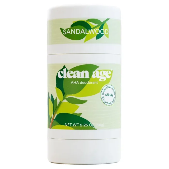 Clean Age® AHA Deodorant Sandalwood, 2.25 oz