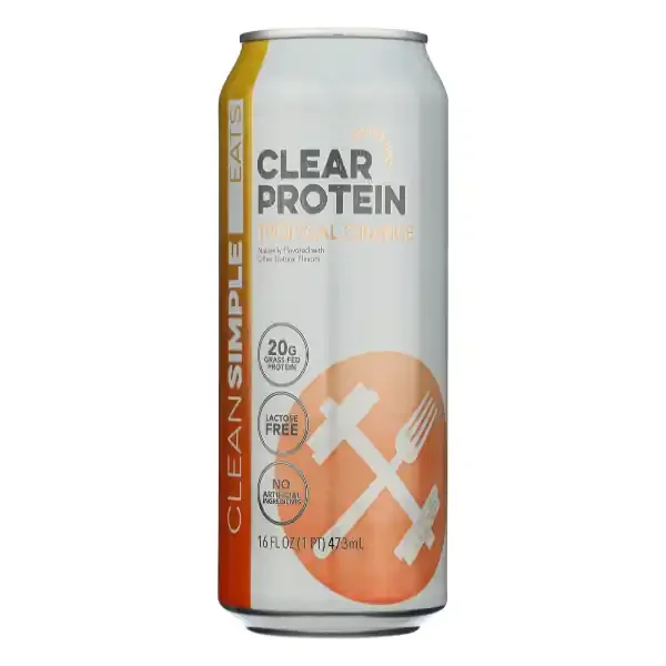 Clean Simple Eats Clear Protein Tropical Orange Protein Drink – 16 fl oz