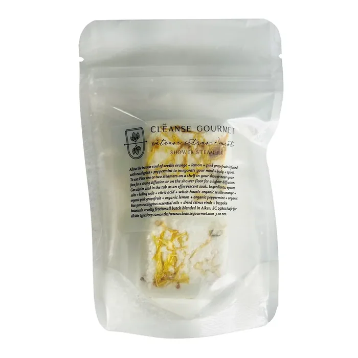 Cleanse Gourmet Organic Citrus Shower Steamers