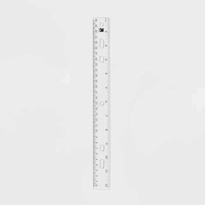 Clear Binder Ruler – up&up™
