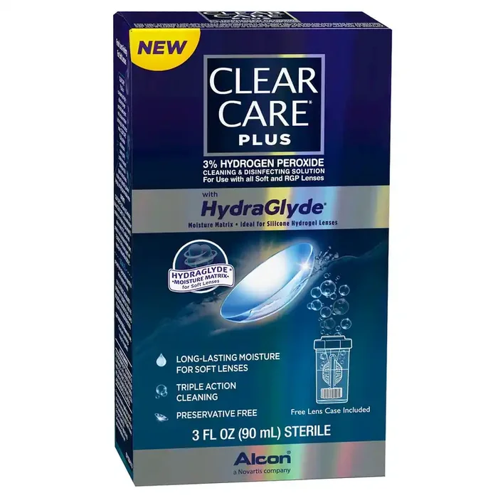 Clear Care Plus Alcon Cleaning & Disinfecting Solution with HydraGlyde 3 fl oz