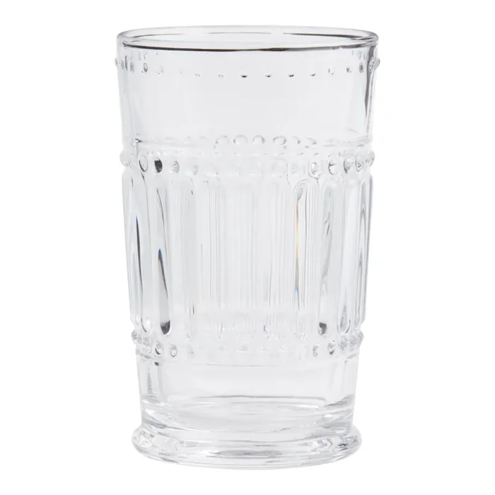Clear Pressed Highball Glass