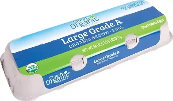 Clearly Organic Large Grade A Organic Brown Eggs