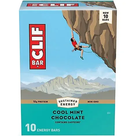 Clif 10pk Cool Mint Chocolate 10-2.4oz – 10-2.4 OZ