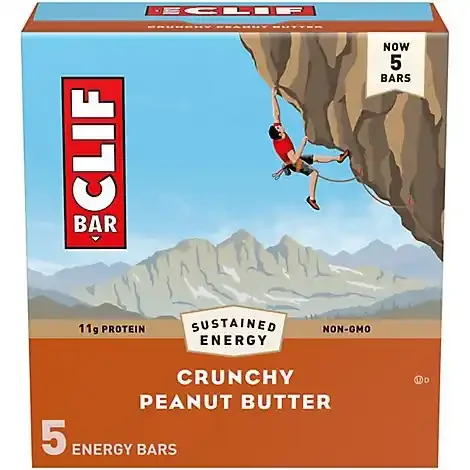 Clif 5pk Crunchy Peanut Butter – 5-2.4Z