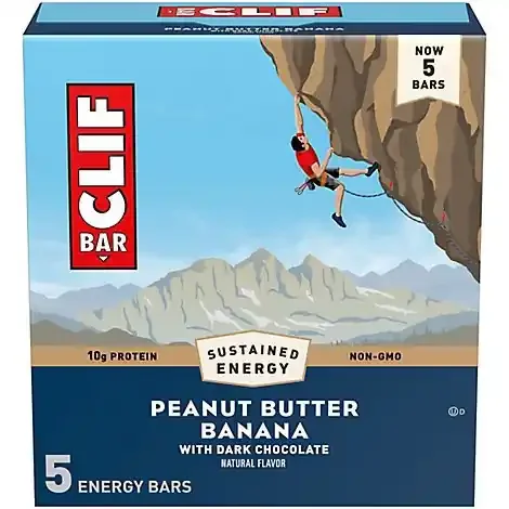Clif 5pk Pb Banana Drk Choc Bar – 5-2.4Z