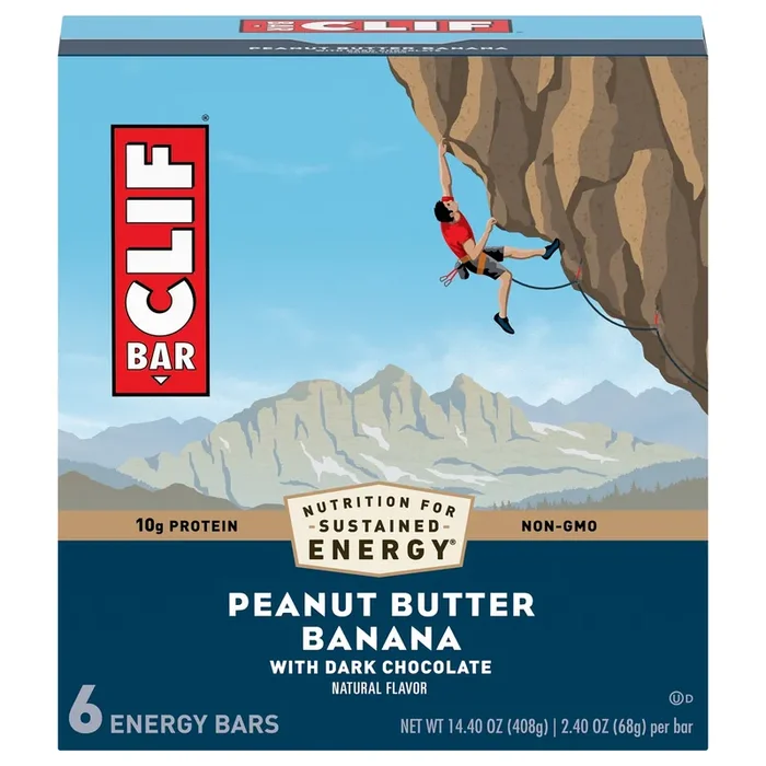 Clif Bar Peanut Butter Banana Drk Choc- 14.4 oz