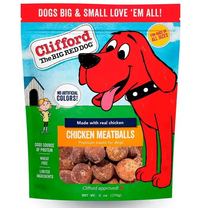 Clifford The Big Red Dog Chicken Meatballs Dog Treats