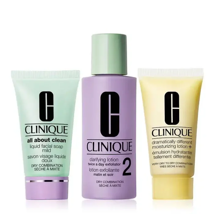 Clinique 3-Step Skin Care Kit – Skin Type 2 – 4oz/3ct – Ulta Beauty