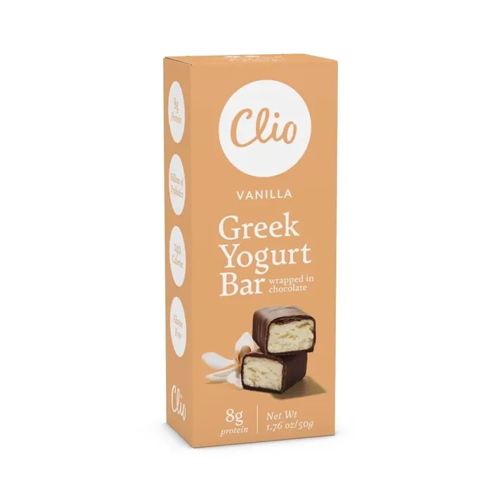 Clio Snacks Vanilla Greek Yogurt Bar – 1.76oz