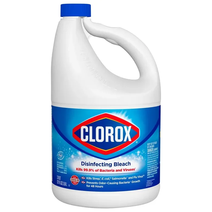 Clorox Disinfecting Bleach, Regular(Concentrated Formula) – 121 Ounce Bottle