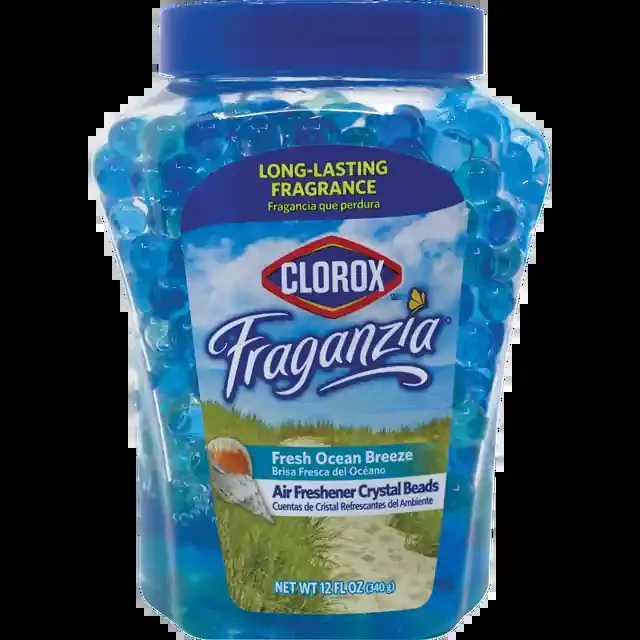 Clorox Fraganzia Fresh Ocean Breeze Air Freshener Crystal Beads 12 fl oz