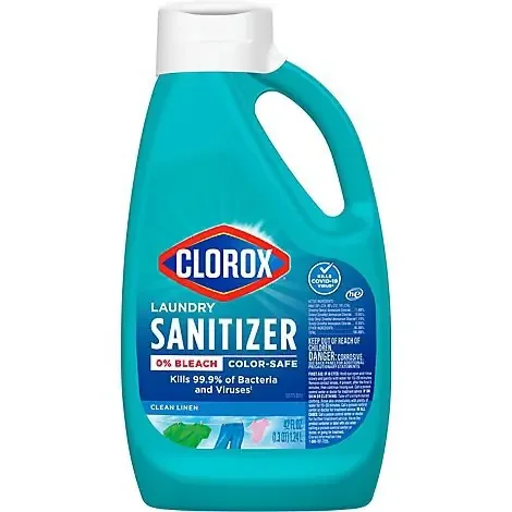 Clorox Laundry Sanitizer 0% Bleach Color Safe Clean Linen – 42 Fl. Oz.