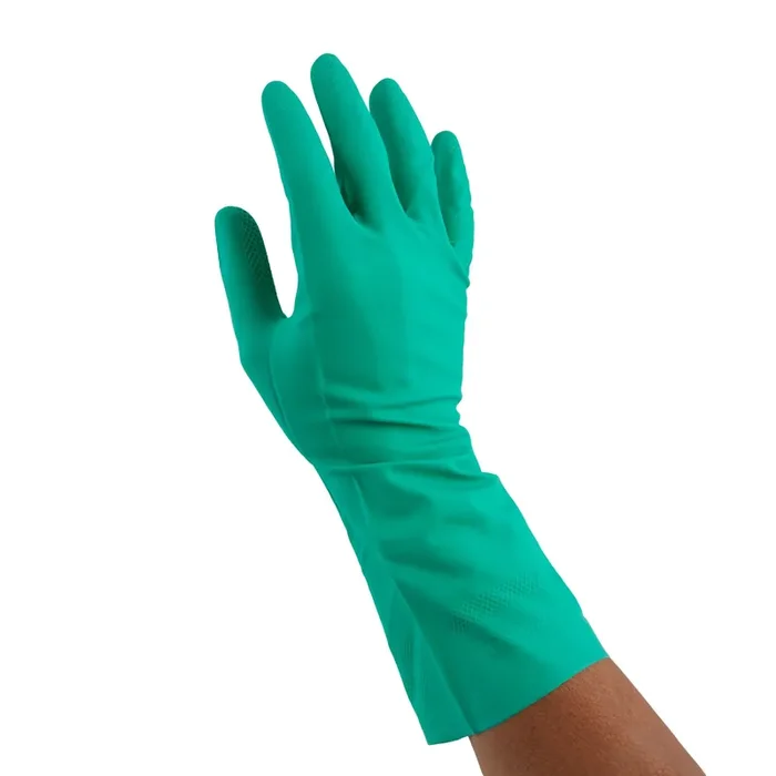 Clorox Medium Embossed -Grip Nitrile Disposable cleaning gloves 1 -Pairs