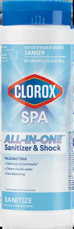 Clorox Pool&Spa 2 Pound(s) All-In-One Sanitizer and Shock Spa Chlorine