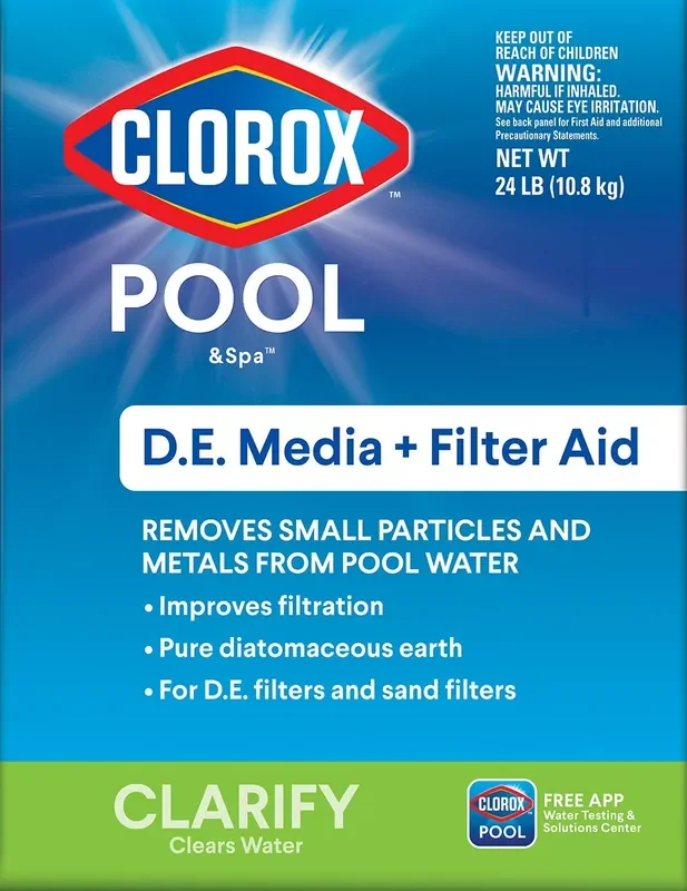 Clorox Pool&Spa DE Media Filter Aid 24-lb Pool Water Clarifier